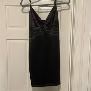 Mini black dress